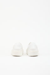 McQueen Leather Deck Skate Plimsoll Sneaker