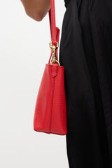 McQueen Leather Mini Shopper Tote Bag