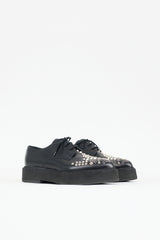 McQueen Leather Studded Platform Derby