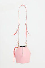 McQueen Leather Tricolour Bucket Bag