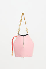 McQueen Leather Tricolour Bucket Bag