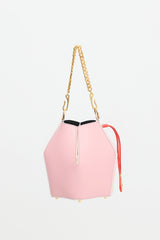 McQueen Leather Tricolour Bucket Bag