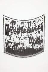 McQueen Logo Graffiti Scarf