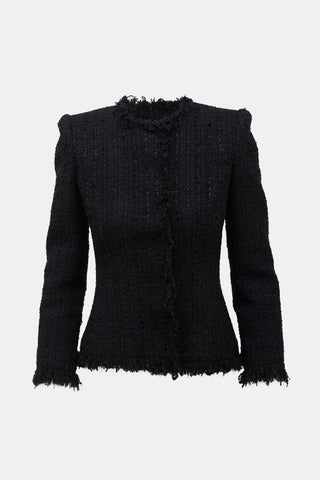 McQueen Metallic Tweed Jacket
