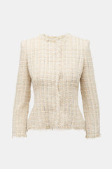 McQueen Metallic Tweed Jacket