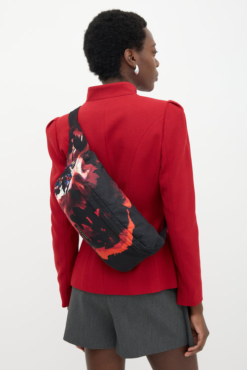 McQueen Nylon Printed Belt Bag