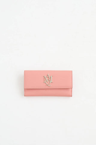 McQueen Leather Logo Wallet