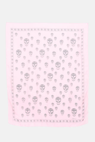 McQueen Sheer Skull Scarf