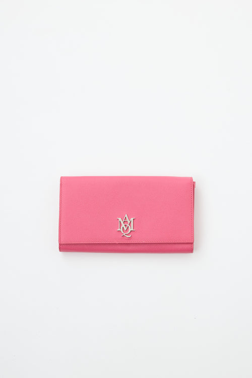 McQueen Logo Crossbody Clutch