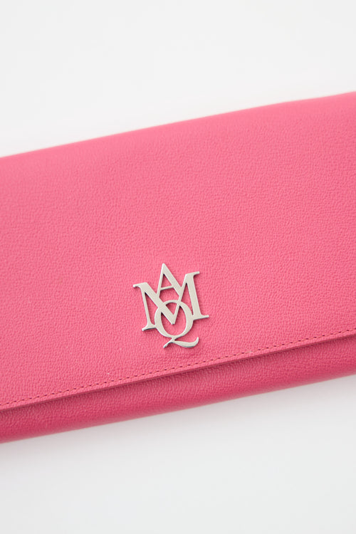 McQueen Logo Crossbody Clutch