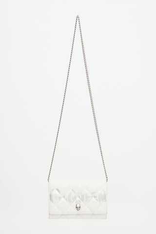 McQueen Quilted Leather Skull Bag