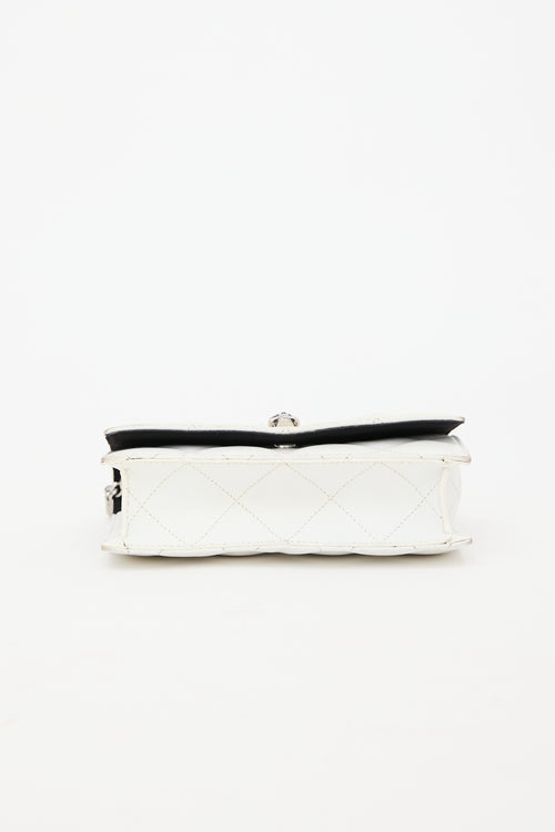 McQueen Quilted Leather Skull Bag
