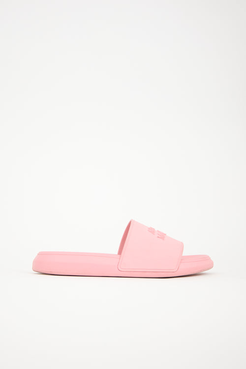 McQueen Rubber Logo Slide