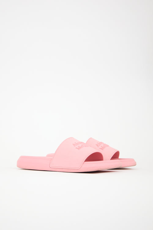 McQueen Rubber Logo Slide