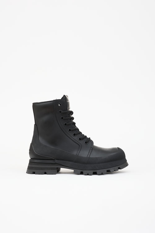 McQueen Rubber Wander Combat Boot