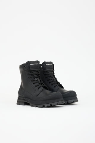 McQueen Rubber Wander Combat Boot