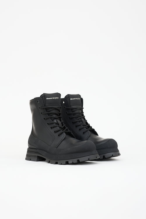McQueen Rubber Wander Combat Boot