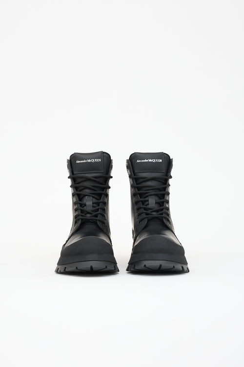 McQueen Rubber Wander Combat Boot