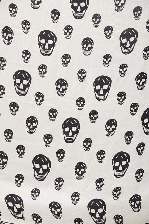 McQueen Silk Skull Scarf