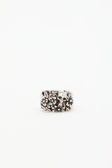 McQueen Skull & Flower Ring