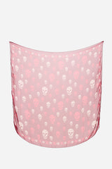 McQueen Skull Print Scarf