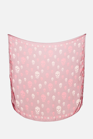 McQueen Skull Print Scarf