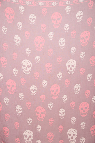 McQueen Skull Print Scarf