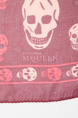 McQueen Skull Print Scarf