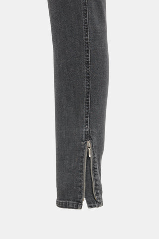 McQueen Slim Leg Zip Jeans