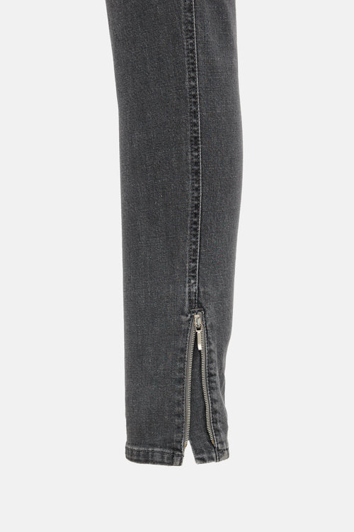 McQueen Slim Leg Zip Jeans