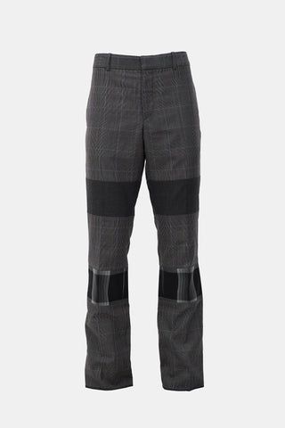 McQueen Spliced Houndstooth Trouser
