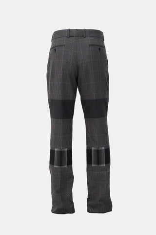 McQueen Spliced Houndstooth Trouser