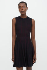 McQueen Stretch Lace Midi Dress