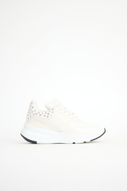 McQueen Studded Oversized Runner Sneaker