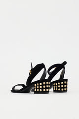 McQueen Suede Studded Sandal
