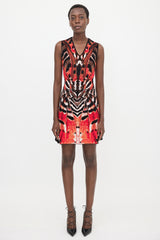 McQueen Textured Knit Jacquard Dress