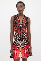McQueen Textured Knit Jacquard Dress