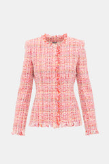 McQueen Tweed Fringe Jacket