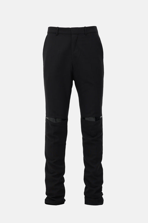 McQueen Vinyl Patch Trouser
