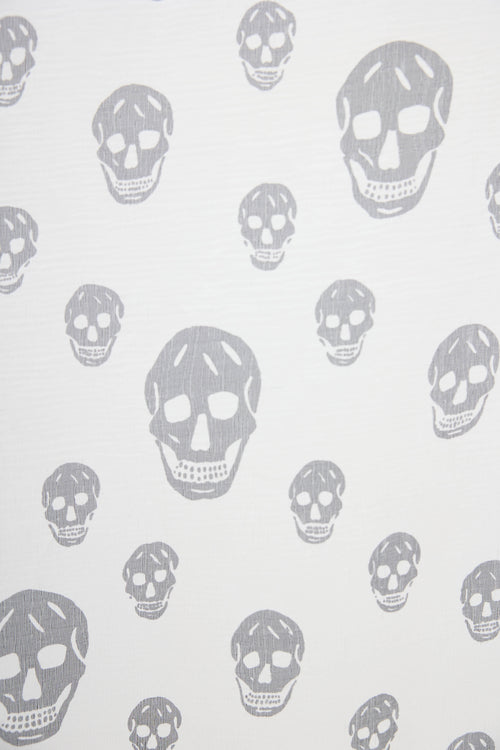 McQueen Skull Scarf