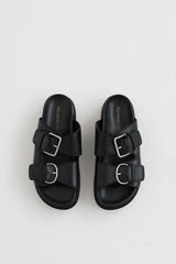 McQueen Leather Platform Sandal