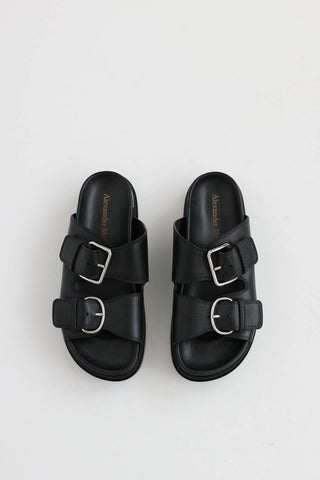 McQueen Leather Platform Sandal