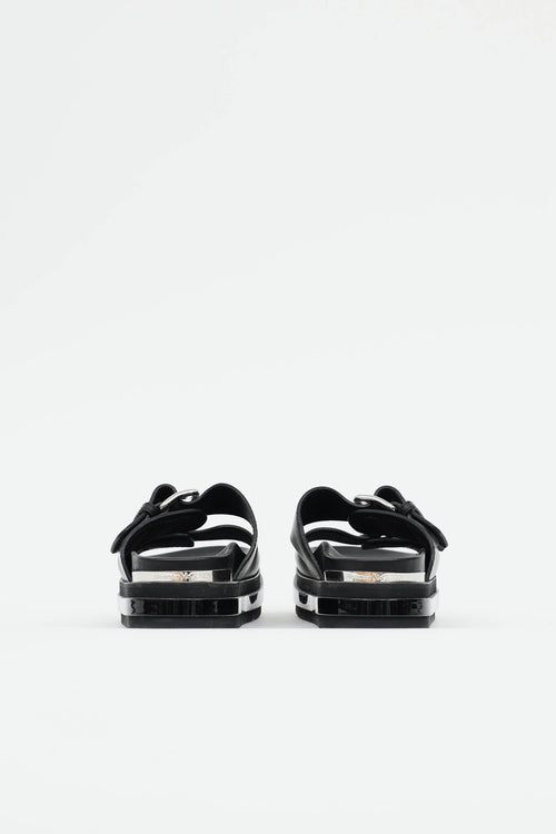 McQueen Leather Platform Sandal
