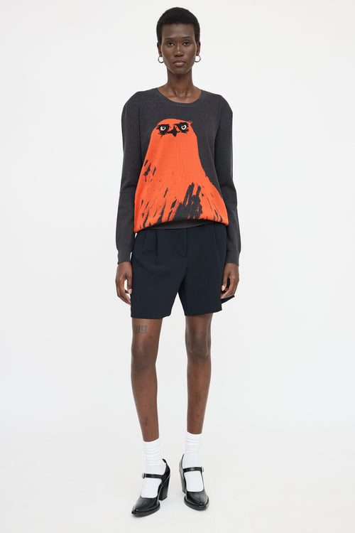 McQueen Knit Graphic Sweater