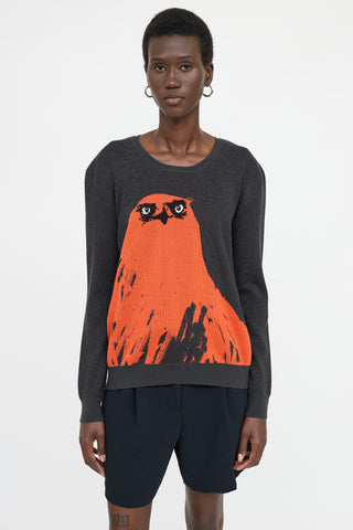 McQueen Knit Graphic Sweater