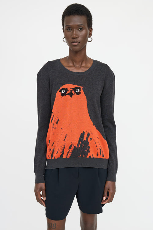 McQueen Knit Graphic Sweater