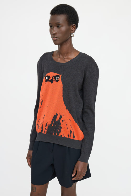 McQueen Knit Graphic Sweater