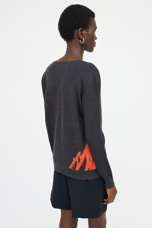 McQueen Knit Graphic Sweater