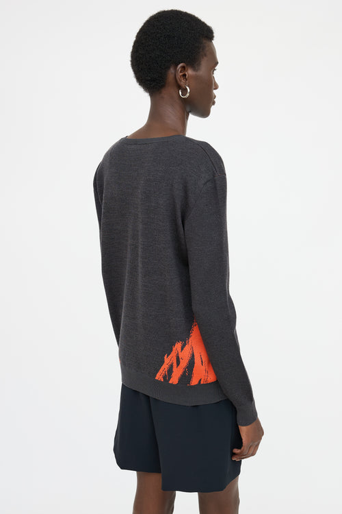 McQueen Knit Graphic Sweater