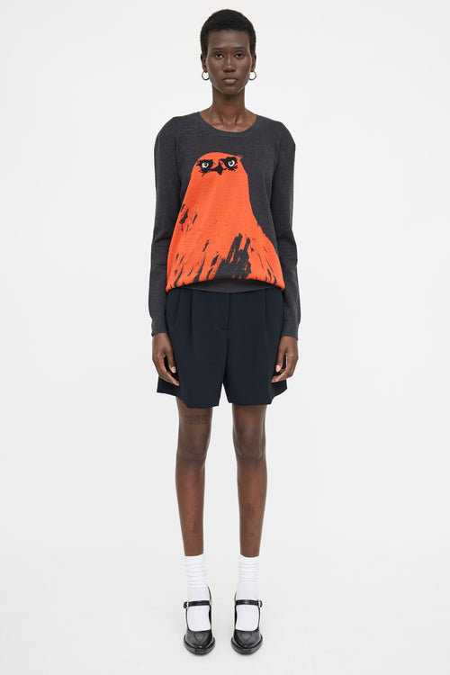 McQueen Knit Graphic Sweater